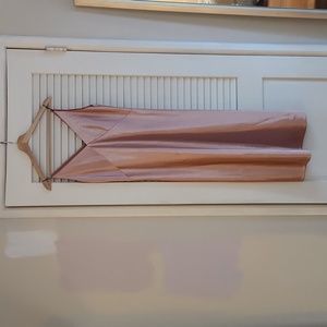 Vince pink slip dress, satin, size Small
